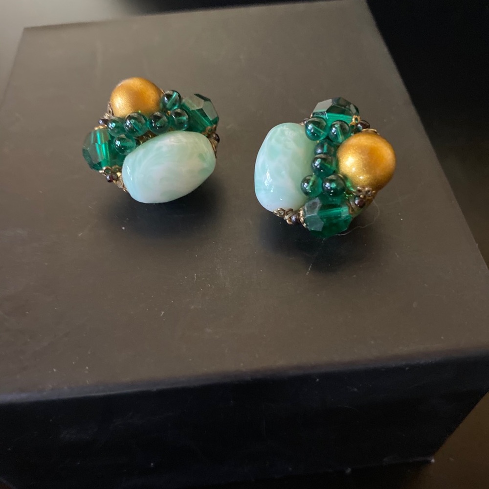 Vintage costume jewelry earrings
